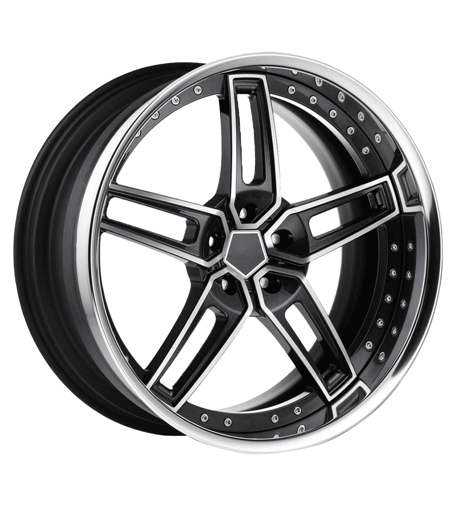 Alloy rim on white background.